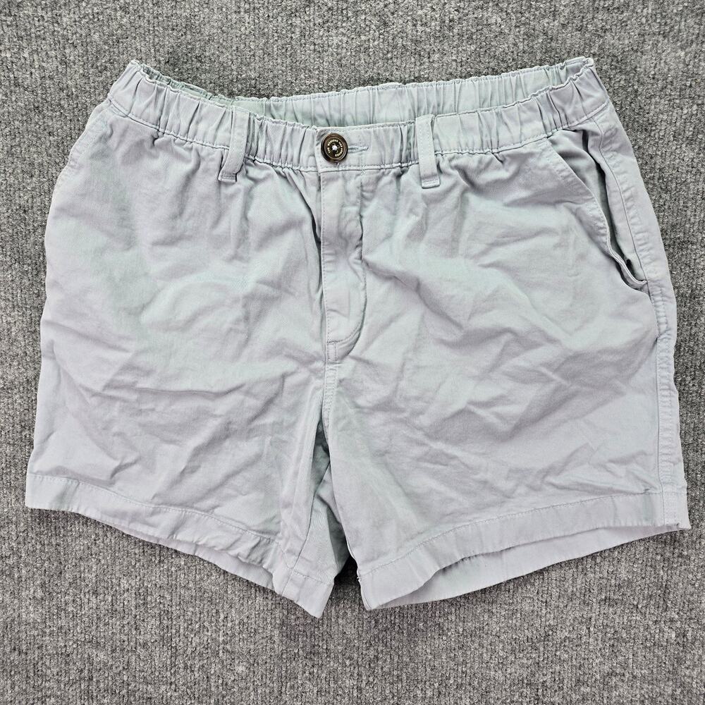 Chubbies Shorts Mens Medium 5.5" Gray Stretch Twill Cotton Blend Casual Chino